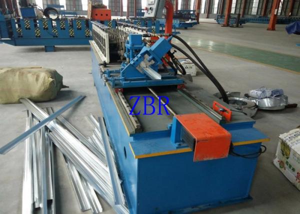 Quality 14 Steps Door Frame Roll Forming Machine , Rolling Shutter Machine for sale