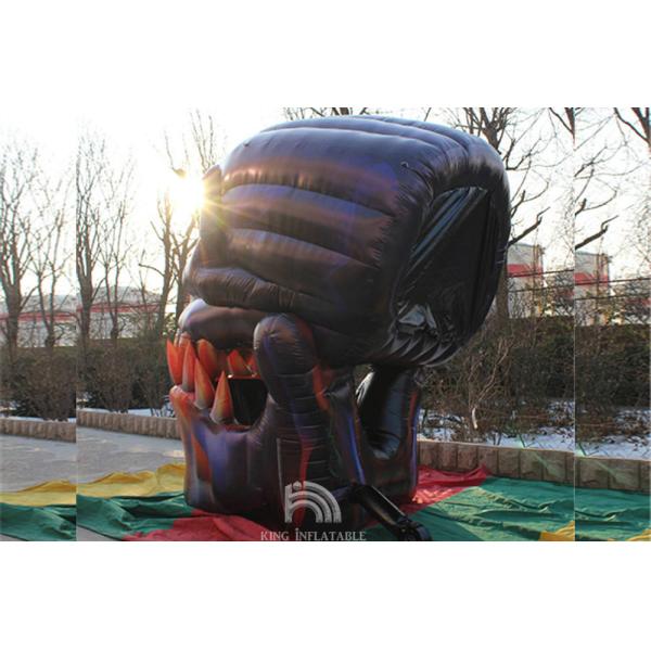 Giant Inflatable Skull Entrance Halloween Decoration Inflatable Devil Skeleton Skull Head For Club Party