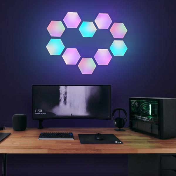 Google Assistant Compatible Gaming Light with Adjustable Brightness and Voice