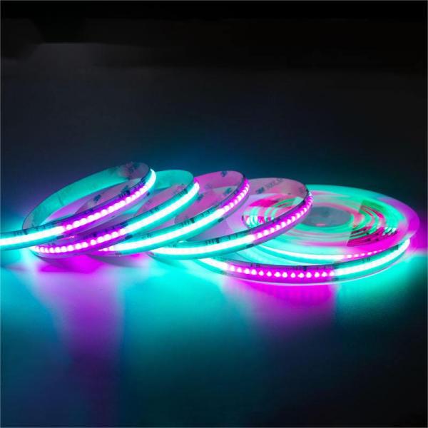 Magic Chasing RGB Ws2811 RGBIC Flex Linear COB LED Soft Lighting 24V DC Waterproof For Indoor Outdoor