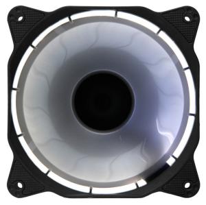 China 120mm White LED Ring Case Radiator Fan computer case fan on sale