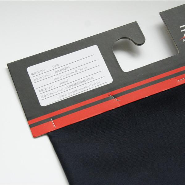 Quality 280gsm Modacrylic Cotton Antistatic Flame Retardant Fabric Navy blue for sale