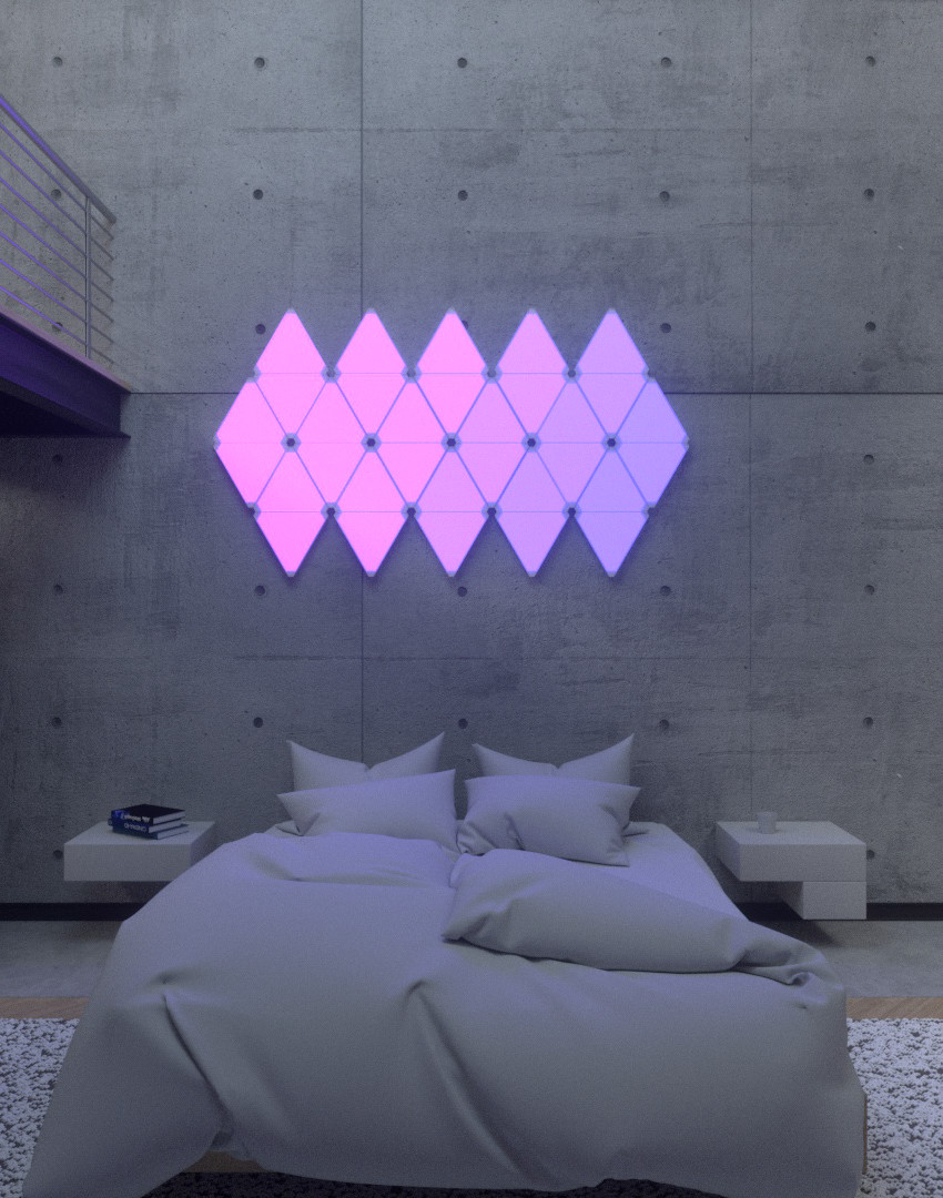 Long-Lasting Smart Gaming Triangle Light Kit With 25000 Hours Led Lifespan And Siri Compatibility