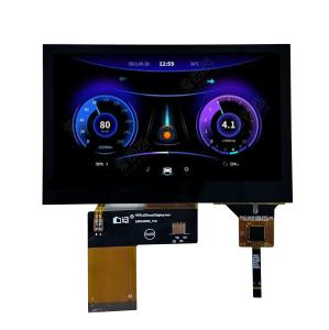 Buy cheap 4.3'' IPS 480*RGB*272 Tft Lcd Display 40 Pin RGB Interface Capacitive Touch Panel Screen Display product