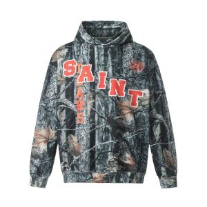 Unisex Rhinestone Pattern Drop Shoulder Hoodies Custom Logo