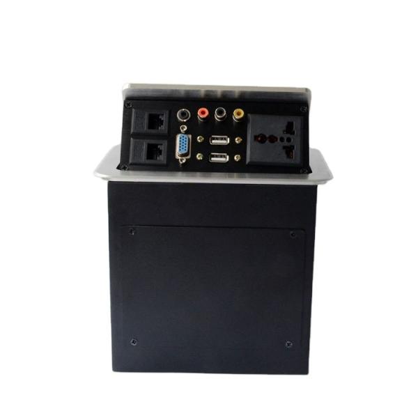 Quality EU German Standard Desktop Power Socket with USB Port and Multi-function Information Box for sale