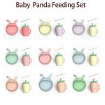 MHC Starter 6-12 Months Rabbit Baby Feeding Set Non Silicone Bpa Free Non Toxic