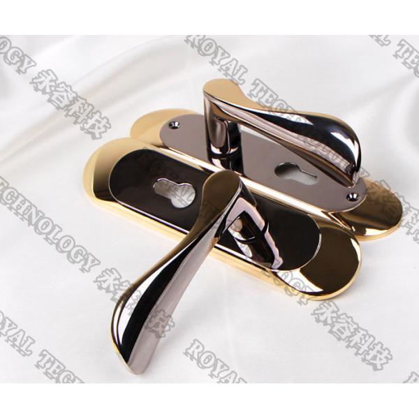 PVD TiN Gold Coating Machine for Faucet , Flatware , Tableware , Door Handles, Zamak Door handle PVD gold plating