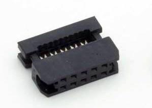 China IDC Female Socket Connector / Pin And Socket Connectors For 1.0mm Flat Cable on sale