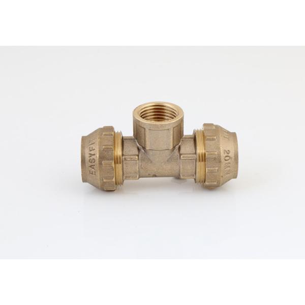 20mm25mm32mm 40mm50mm63mm water coupling reducer PE pipe compression fitting brass male elbow