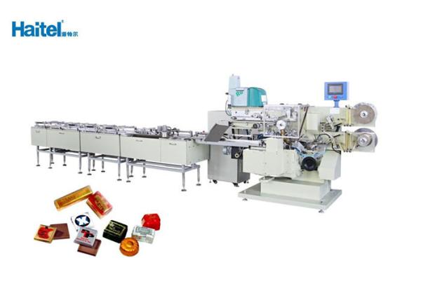 Quality Advanced Sealing Chocolate Fold Wrapping Machine High Efficiency Different Shape for sale