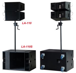 Buy cheap Line Array Sound System , 2x1&quot;+10&quot; 400W Line Array Speaker For Living Event , DJ And Party product