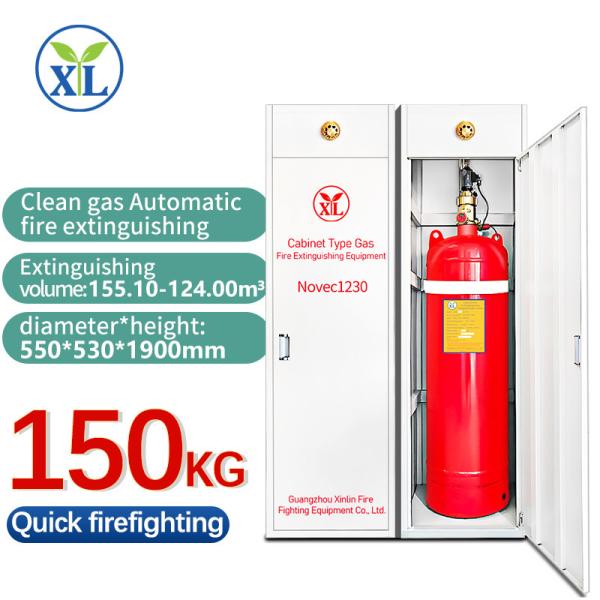 Quality Novec Fire Extinguishing System Clean Agent Fire Fighting Novec 1230 Cylinders For Library for sale