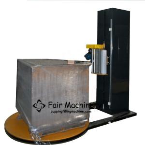 China 1.5KW 1500mm Skid Wrapping Machine , 110VAC Automatic Pallet Shrink Wrap Machine on sale