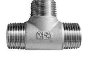 China OEM 3/4 Inch Stainless Steel Threaded Reducing Tee For Connection on sale
