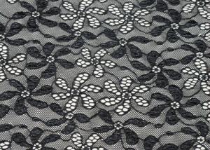 Shrink-Resistant Elastic Lace Fabric ,90% Nylon 10% Spandex Fabric CY-LW0795