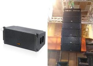 Buy cheap Two-way Line Array Speaker Passive Mode Dual 10 Inch Black Wooden Box product