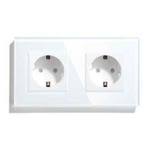 2.4 GHz WiFi EU Smart Power Outlet In Wall Works With Amazon Alexa Google Home Requires