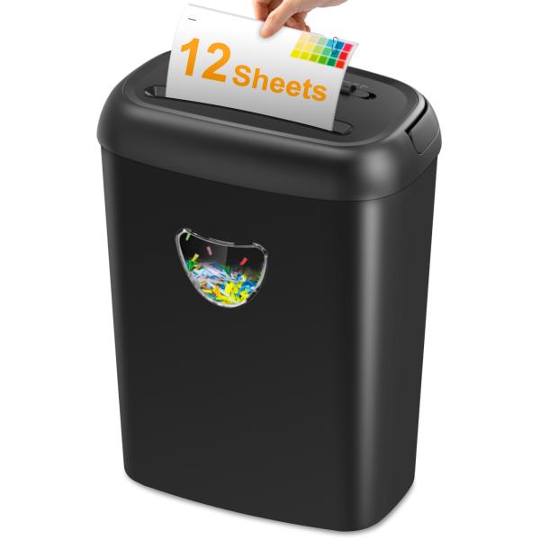 Quality 12 Sheet Cross Cut Shredder With 25L Bin for sale
