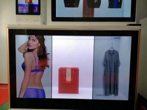 All In One Interactive Transparent LCD Screen Floor Stand / Wall Mounted Optional