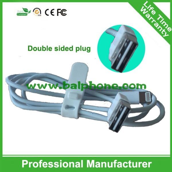Quality Double sided usb cable for Iphone for sale