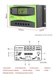 20A 48V Solar Panel Charge Controller PWM Battery Charging
