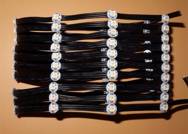 Quality 5cm Wire Spacing LED Pixel Lamp / SK6812 RGBW Dmx Pixel Light With Heat Sink for sale