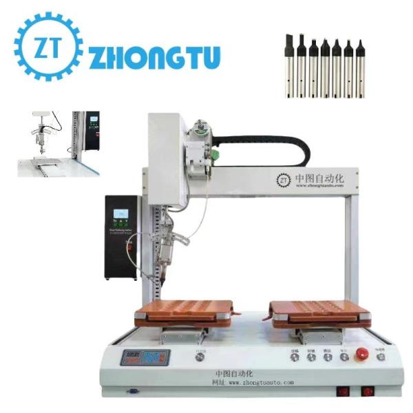 Quality Anti-Solder-Splosion Single-Head Double-Platform Automatic Soldering Machine for sale