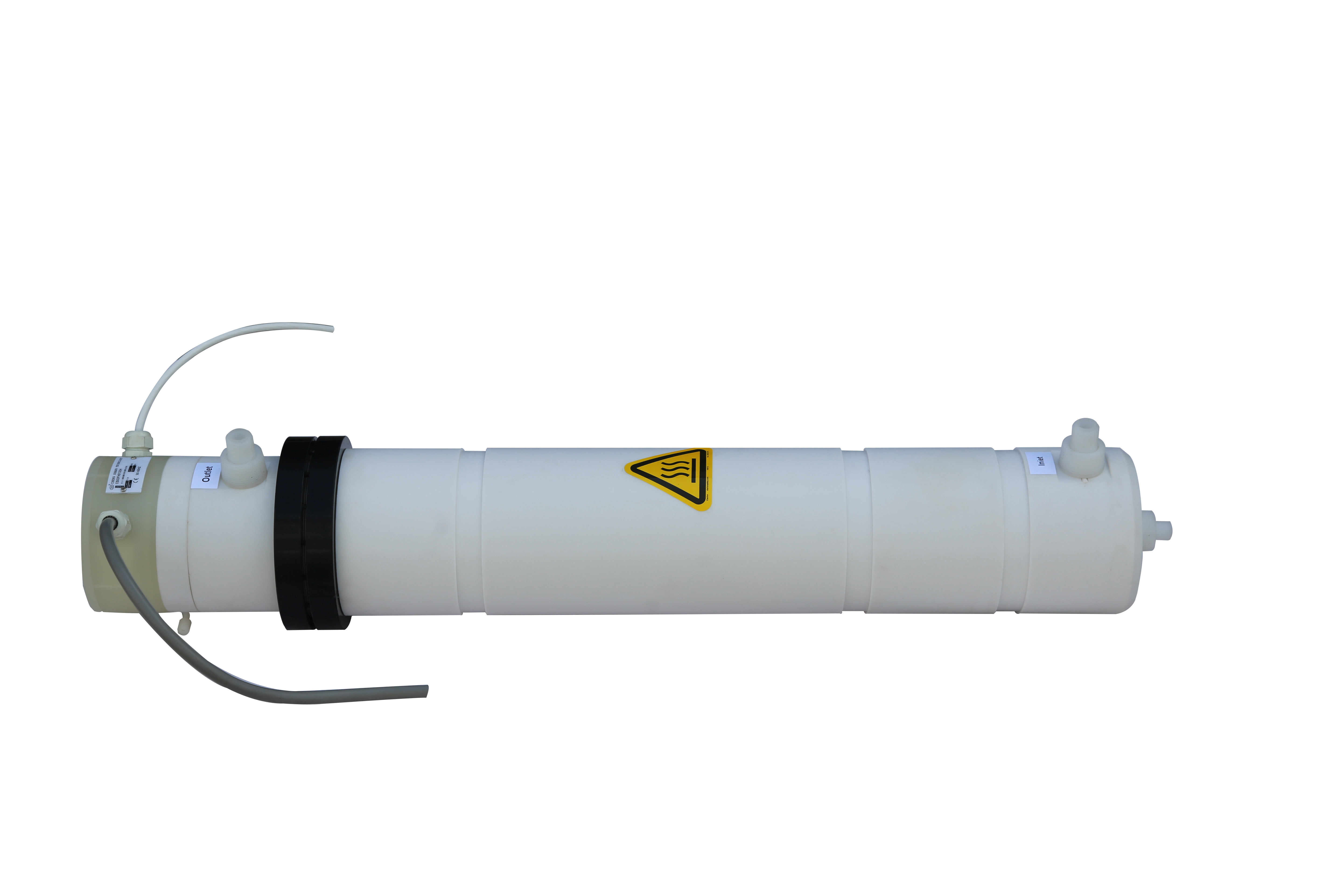 PTFE PFA Inline Chemical Heater Solvent Heaters For Wet Processing Equipment