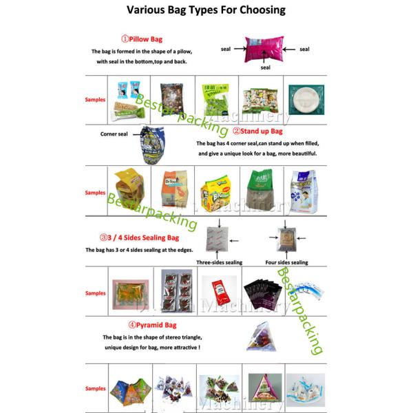 frozen ravioli packing machine with MultiHead Weigher Filling VFFS premade bag Machine