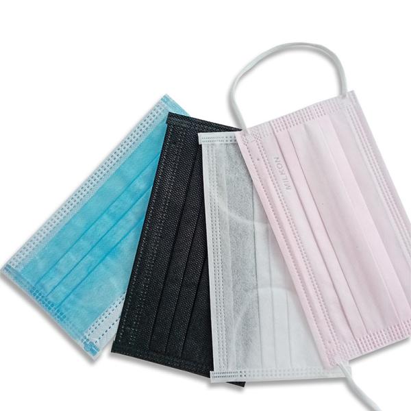 Eco Friendly Disposable Surgical Mask , Medical Mouth Mask With Logo Printing