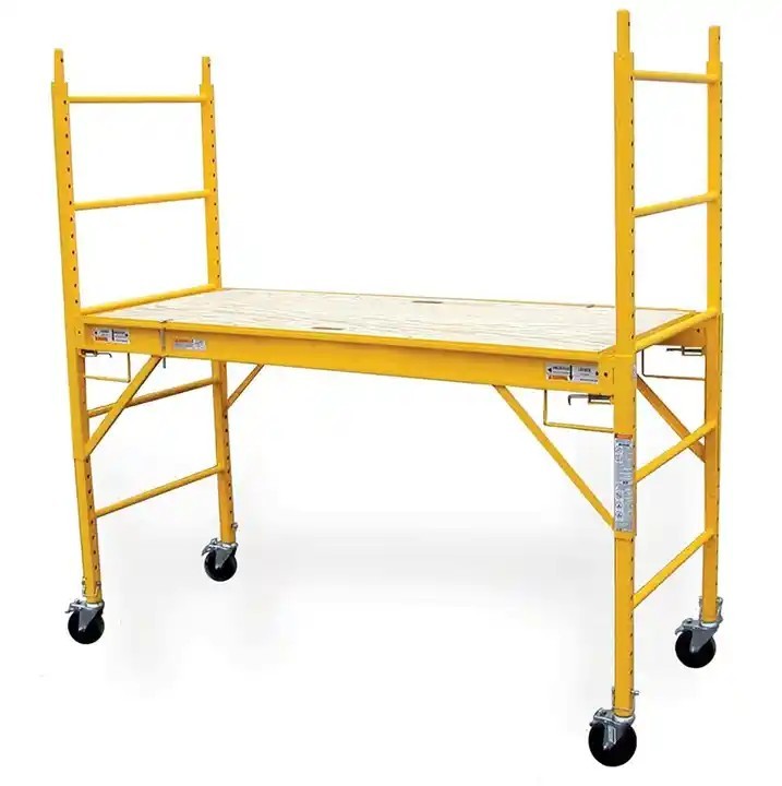 6' Multifunctional Mobile Scaffolding Rolling Steel Multi Function Tower 6ft Scaffold