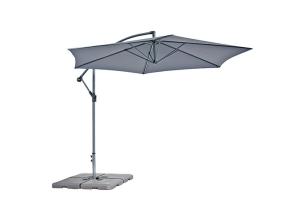 Outdoor Waterproof Hanging Banana Parasol , Large Cantilever Patio Umbrellas