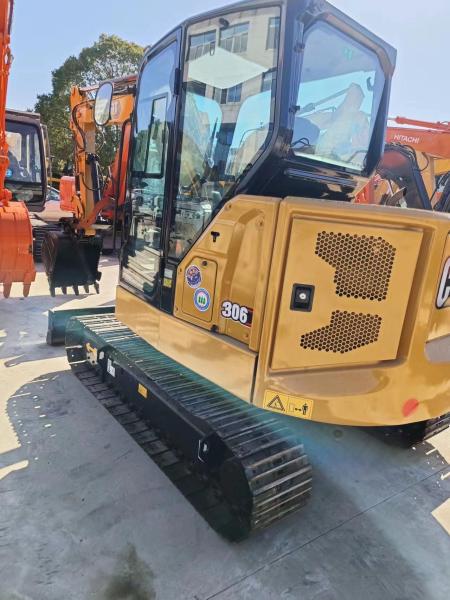 Quality CAT306 Used Digger Machine 5530mm Max Digging Height for sale