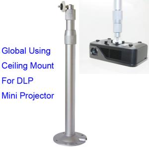 China Aluminum Alloy Universal Ceiling Mount For Mini DLP LED Projector 30 to 60cm Adjustable on sale