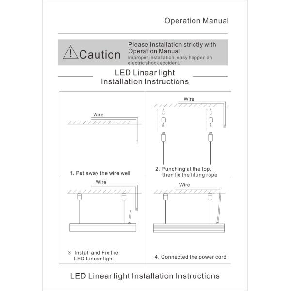 60% Energy Saving LED Linear Light Quick Response With Solid Light Source