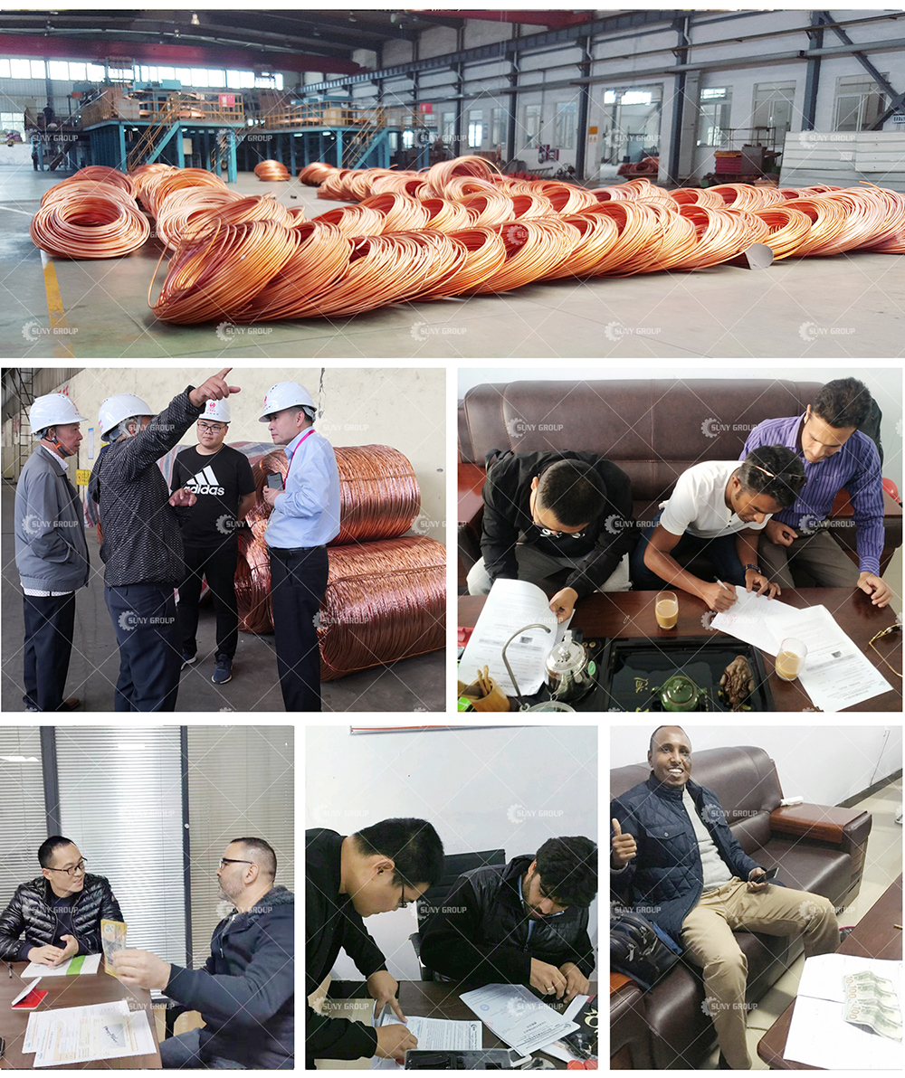 Copper Continuous Up Casting Machine for Cathode Copper Plate Processing Customizable