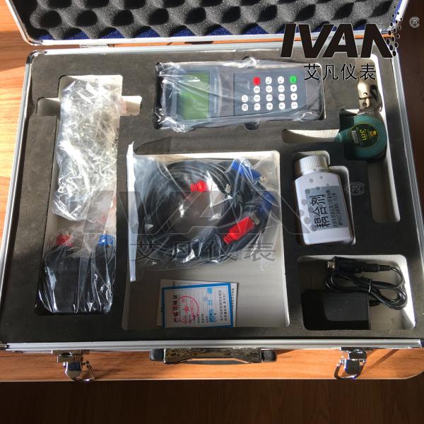 Measuring Principle Atomic Physics Portable Ultrasonic Flowmeter for Liquid Flow