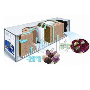 Buy cheap 40ft Refrigerated iso Container with Max payload 27580KG 28.4CBM Capacity Dual Temperature Reefer Freezer and Chiller product