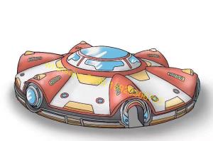 Buy cheap UFO kids playground obstacle course game new design product