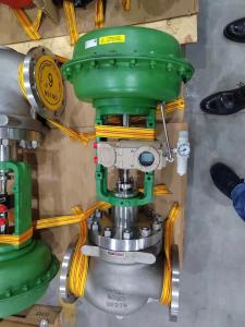 1/2 Cage Guided Globe Control Valve Multistage Trims Quick Opening