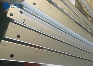 0.005mm Precision Aluminum Machined Parts CNC Rail For Textile Machinery