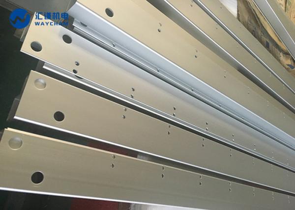 Quality 0.005mm Precision Aluminum Machined Parts CNC Rail For Textile Machinery for sale