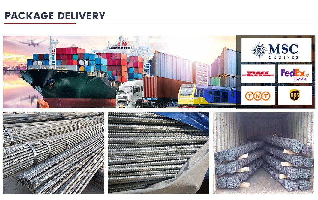 6mm 8mm 10mm 12mm 14mm 16mm 20mm Iron Rod for Building Construction Deformed Steel Bar Straight, Coil, Once Folded Hot Rolled Steel Rebar Price