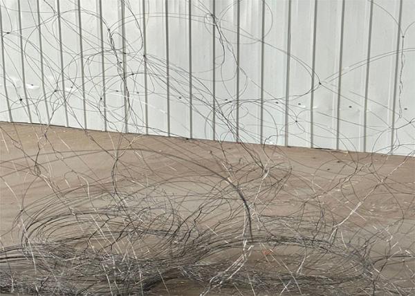 Quality Non-Explosive Barriers Winding Net Obstacle Tank Barrier Mesh Garland Woven Fence for sale