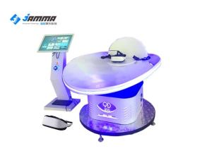White Virtual Flight Simulator , 360 Degree Virtual Reality Motion Simulator