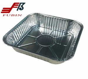 Buy cheap 1400ml Square Foil Trays Fubin Aluminum Foil Cooking Pans product