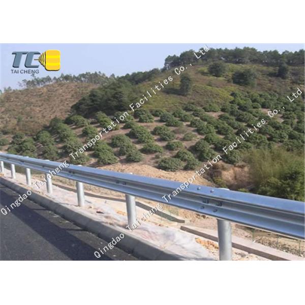 Wave Metal Road Safety Barriers Bridge Guardrail For High Speed Highways