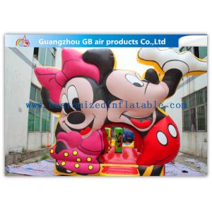 Buy cheap Beautiful Mickey Mouse Kids Inflatable Bouncy Castle Cartoon With CE / UL Blower product