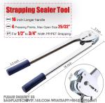 Pallet Strapping Kit, Banding Strapping Kit Tensioning Tool Sealer, 4000" Length